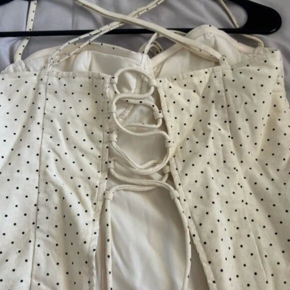 Cream polka dot cami - Picture 2 of 4